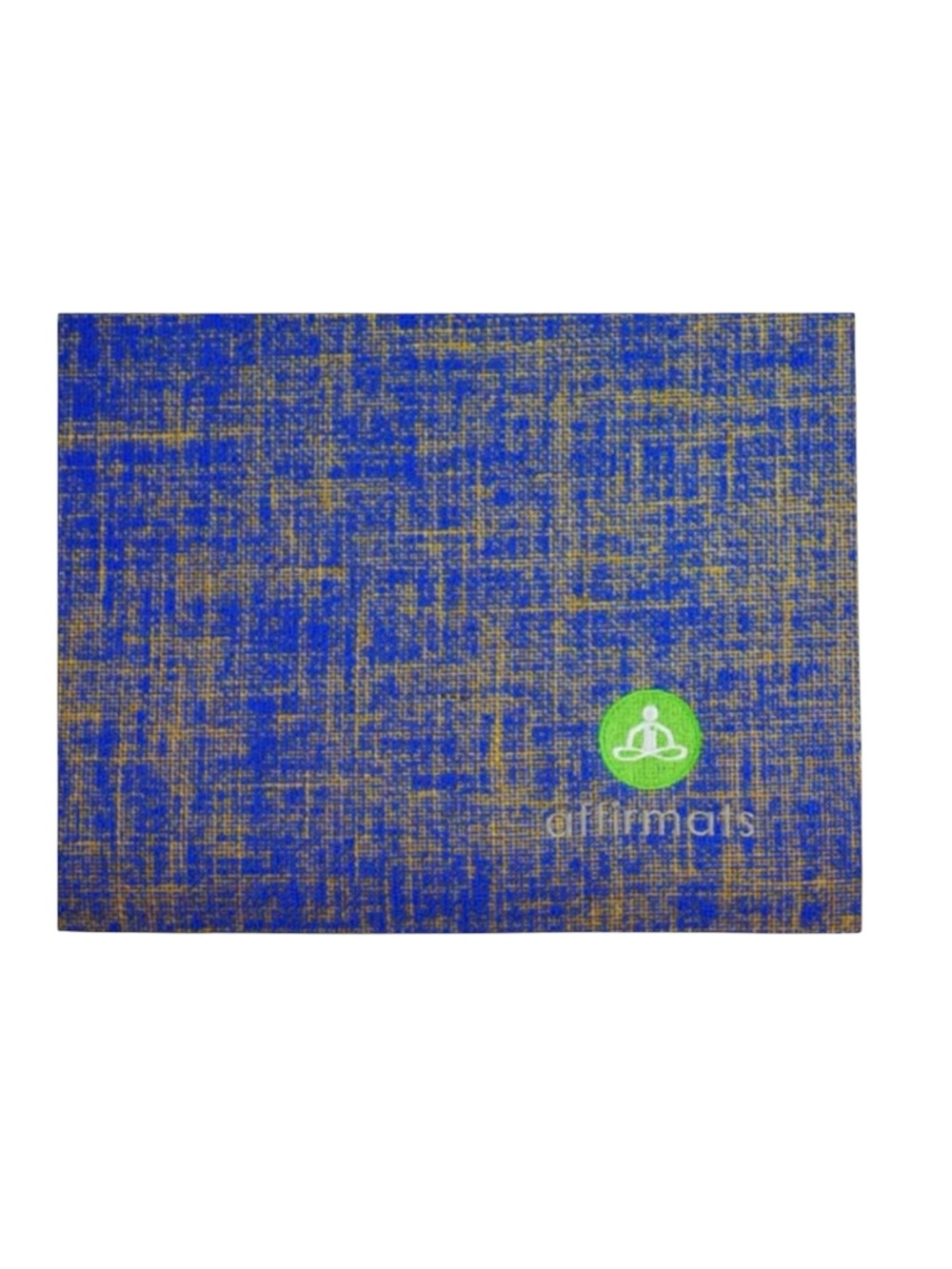 new Affirmats x Patrick Cooper 𓁹 Live Authentic Yoga Mat 𓁹 Blue Silk 5mm Thick - Picture 2 of 16